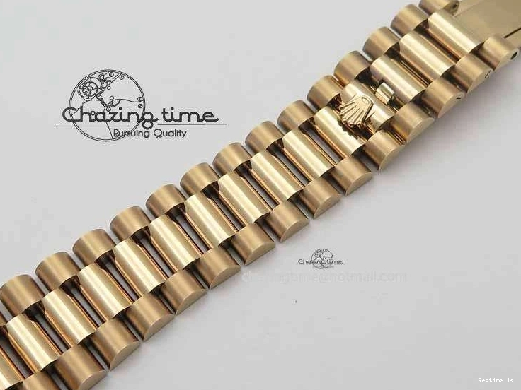1226 Sophisticated Day-Date 40mm 228239 RG Noob 1:1 Best Edition Brown Roman Dial On RG President Bracelet A 3707